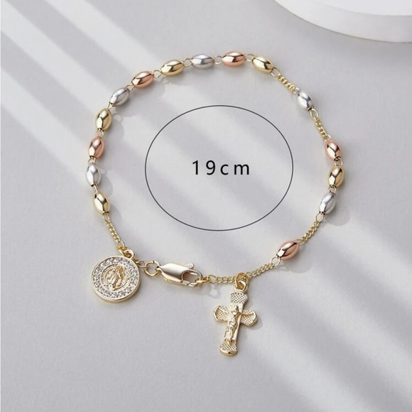 St. Benedict charms Rosario bracelet - Picture 2 of 4